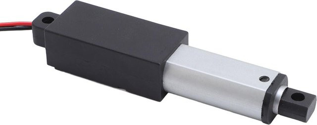 Fishine Mini Elektrischer Stellantrieb Linearantrieb in Schwarz mit 30mm Hub, 50N Schub und 15mm/s Geschwindigkeit für Sofa und Roboter - Bild 1