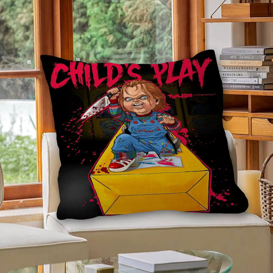 C-Chucky Horrorfilm Kissenbezug Multicolour B/B/H: 45 x 45 x 0 cm - Bild 2