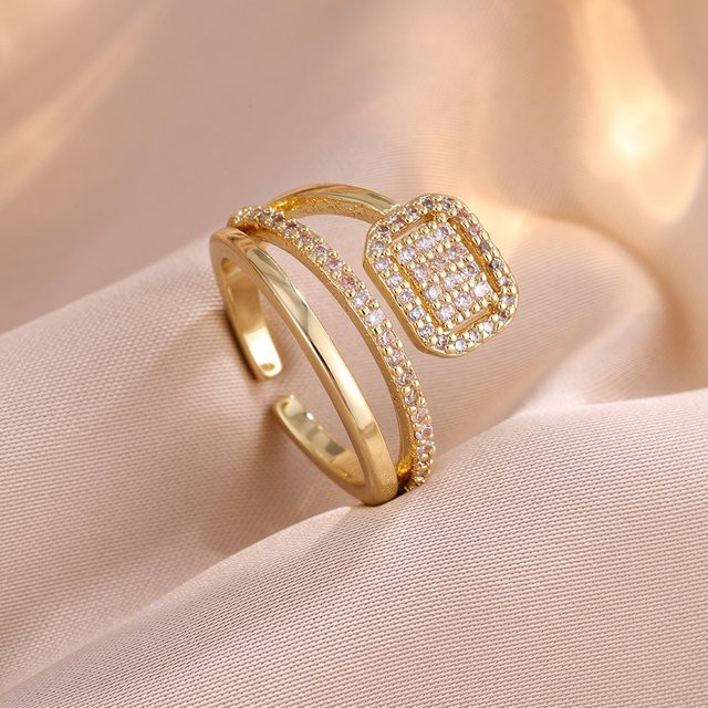 ZAKOL Ring, Zirkonia, Gold, Damen - Bild 1