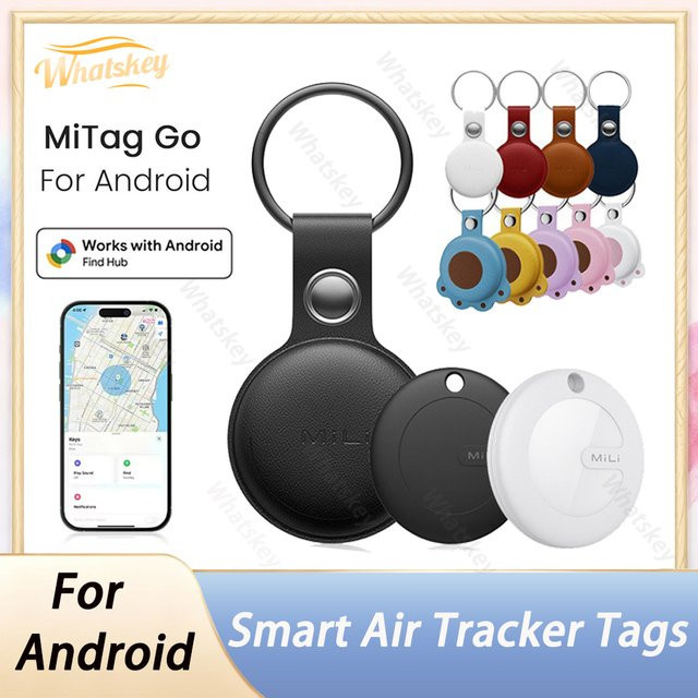 MiLi Smart Bluetooth Tracker Item Finder in Schwarz für Android und Google Find My Device zur Ortung von Schlüsseln, Gepäck und Rucksäcken - Bild 1