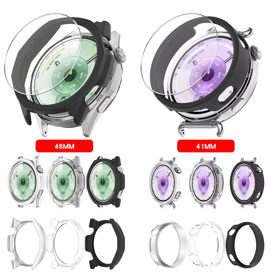 CAOWTAN Uhrenzubehör Glas, transparent, Huawei GT6 41/46mm, Unisex - Bild 2