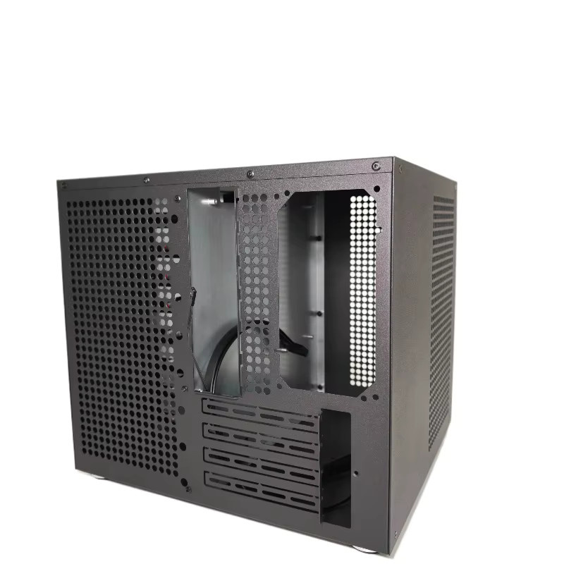 Sagittarius NAS-Computergehäuse in Schwarz für M-ATX und ITX mit 8 Einschubpositionen, kompatibel mit SFX und FLEX Netzteilen - Bild 2