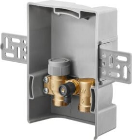 Oventrop Unibox TQ vario Raumtemperaturregelung mit Thermostat und Q-Tech, Grau, 3/4" - Bild 1