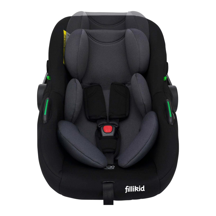 Fillikid Babyschale Neo SL mit Isofix-Basis, Farbe: Schwarz, i-Size nach R129 - Bild 2