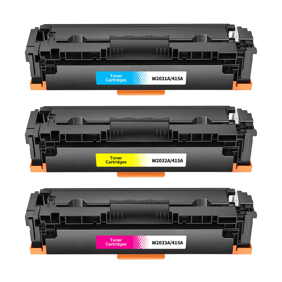 Jhaan 415A Toner Cartridge CMY mit Chip kompatibel mit HP LaserJet Pro MFP M479fdw M479fnw M479dw M479fdn M454dw M454dn - Bild 3