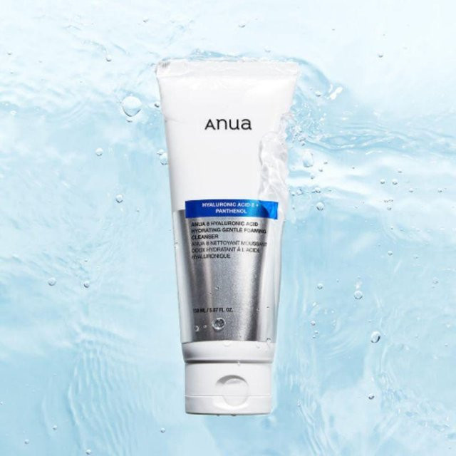 Anua 8 Hyaluronsäure Gesichtsreiniger Schaum, 150 ml, Trockene und Empfindliche Haut - Bild 1