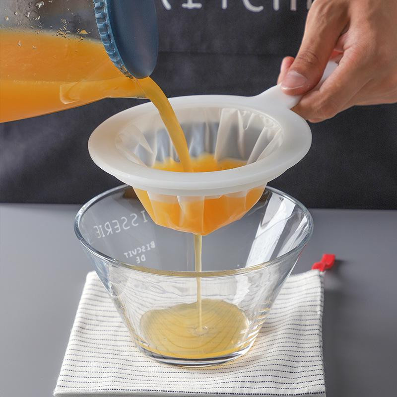 Happypilot Ultrafeines Nylonsieb in Weiß mit 100 Mesh zur Rückstandstrennung für Kaffee und Sojamilch - Bild 10