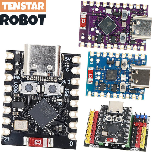 TENSTAR ESP32 C3 SuperMini Entwicklungsboard mit WiFi und Bluetooth Modul - Bild 1