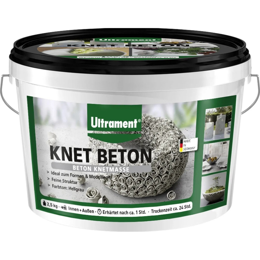 Ultrament Knet Beton Grau 2,5 kg - Bild 2