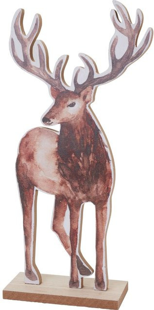 VBS Aufsteller Hirsch Vanda in Braun aus Holz und MDF-Holz - Bild 1