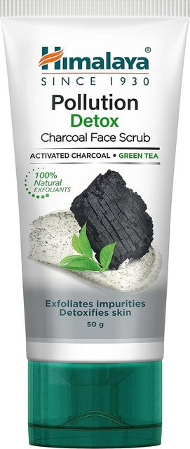 Himalaya Pollution Detox Charcoal Gesichtspeeling, 50 g, Normale Haut - Bild 1