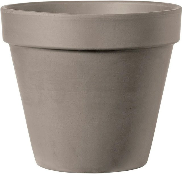 Deroma Pflanztopf Terrakotta in Braun, Durchmesser: 13 cm - Bild 1