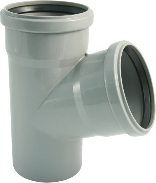 Marley Einfach-Abzweig 67 Grad DN 75/75 in Grau aus Kunststoff - Bild 1
