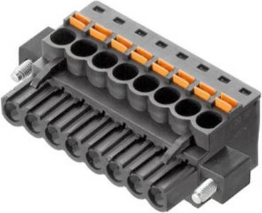 Weidmüller Buchsengehäuse-Kabel BL/SL Schwarz, 20 Polzahl, Rastermaß: 5 mm, 12 Stück - Bild 1