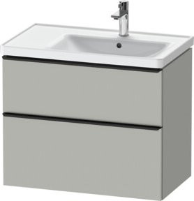 Duravit Waschtischunterschrank D-Neo Wandhängend Schwarz Grau B/T/H: 78,4 x 45,2 x 62,5 cm - Bild 1