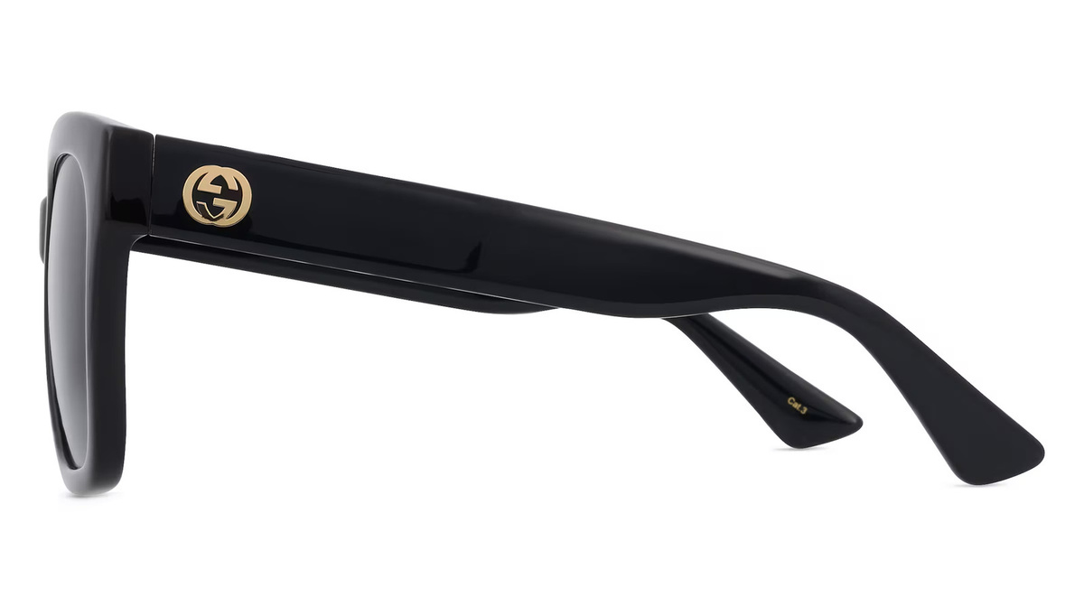 Gucci GG 1338S Sonnenbrille Cat Eye, Vollrand, Kunststoff, Schwarz, Damen - Bild 2