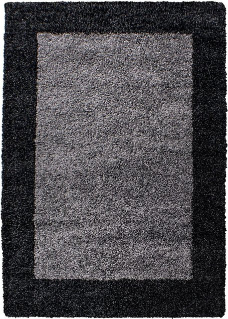 Teppich LIFE 1503 von Ayyildiz in Anthrazit mit Bordüre-Muster, B/T: 60 x 110 cm - Bild 1