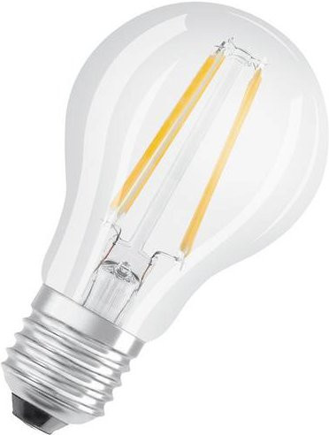Osram LED Leuchtmittel E27 Kolbenform A60 Warmweiß 2er Set 6,5 W 806 lm Transparent - Bild 1
