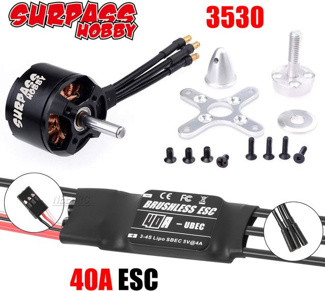 Übertreffen Hobby C3530 3530 Bürstenloser Motor 40A ESC Combo, Set/Bundle - Bild 1