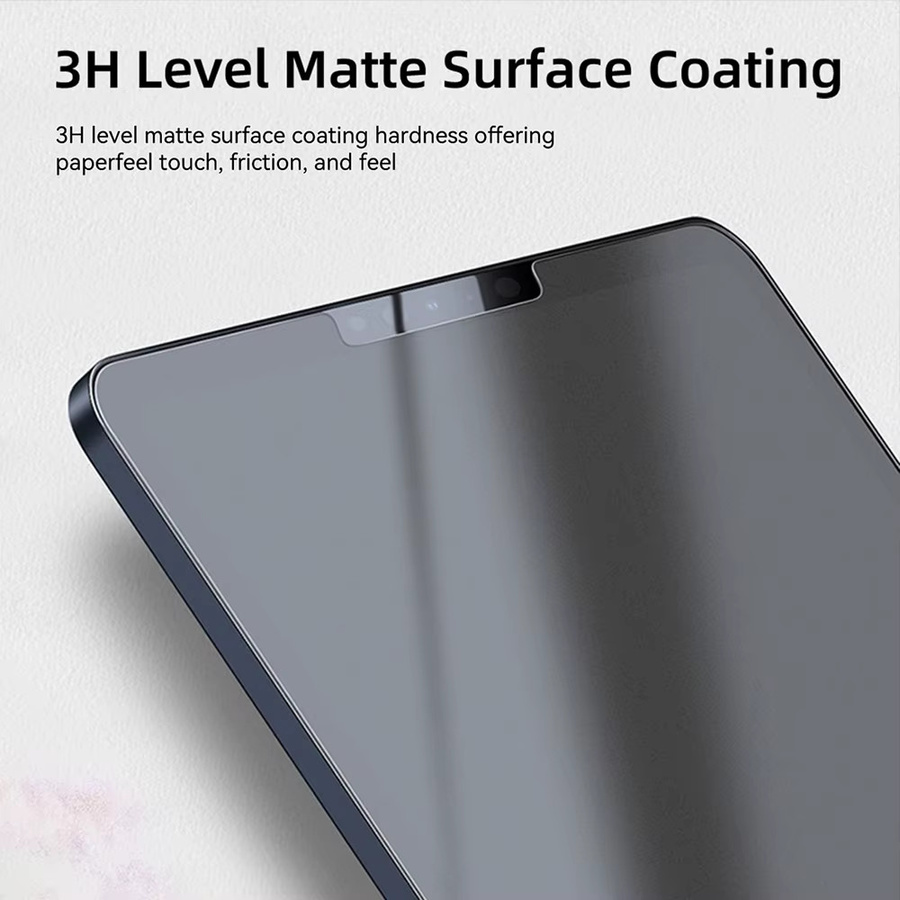 DANYCASE Displayschutzfolie mit Papiergefühl für iPad Air 6 2024 und iPad Pro 11/13 M4, matt und transparent - Bild 4