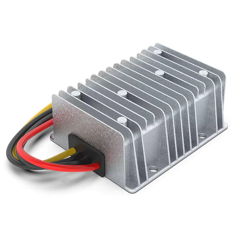 UENPO Boost-Buck-Wandler Spannungsregler für Automotive und Solar, 9V-36V zu 12V 13,8V 19V 24V, 360W, Silber - Bild 2