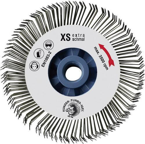 Kunzer Schleifbürste Turbo Igel XS 7TIXS02 in Multicolour für Winkelschleifer - Bild 1