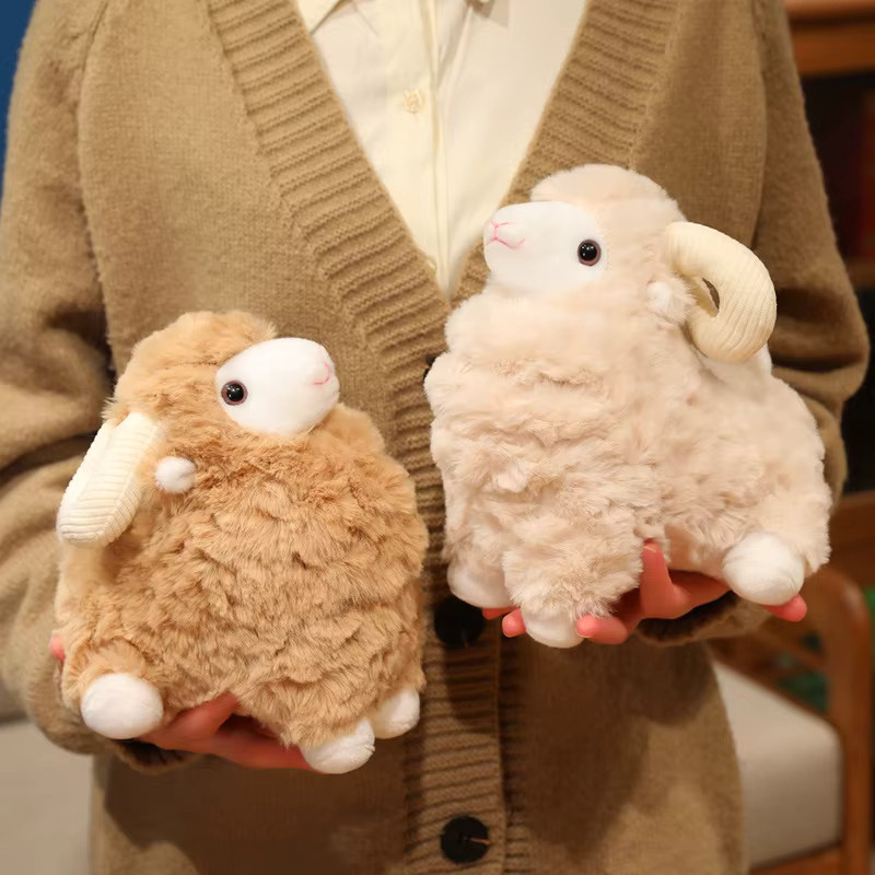 YUZHINUO Ziege Plüsch Spielzeug, Tiere, Weiß - Bild 2