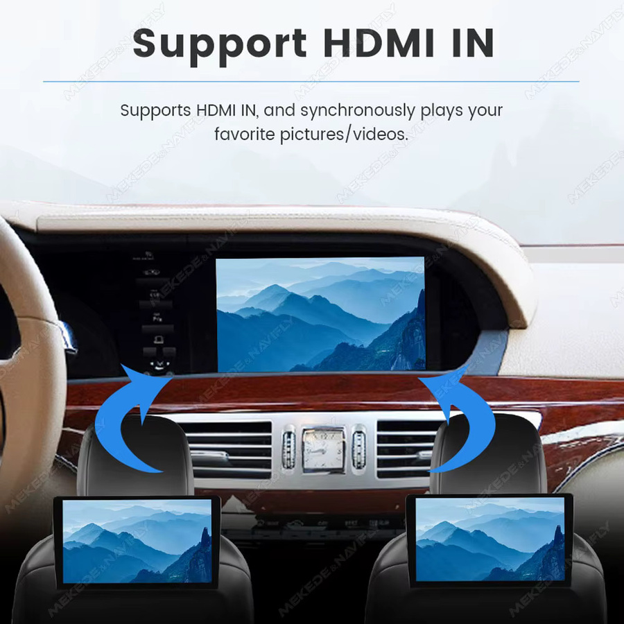 MEKEDE Kabelloses CarPlay und Android Auto Upgrade-Modul für Mercedes Benz W221 S-Klasse und W222 CL-Klasse NTG 3.0 3.5 mit YouTube Netflix Mirror Link und Rückfahrkamera Unterstützung - Bild 3