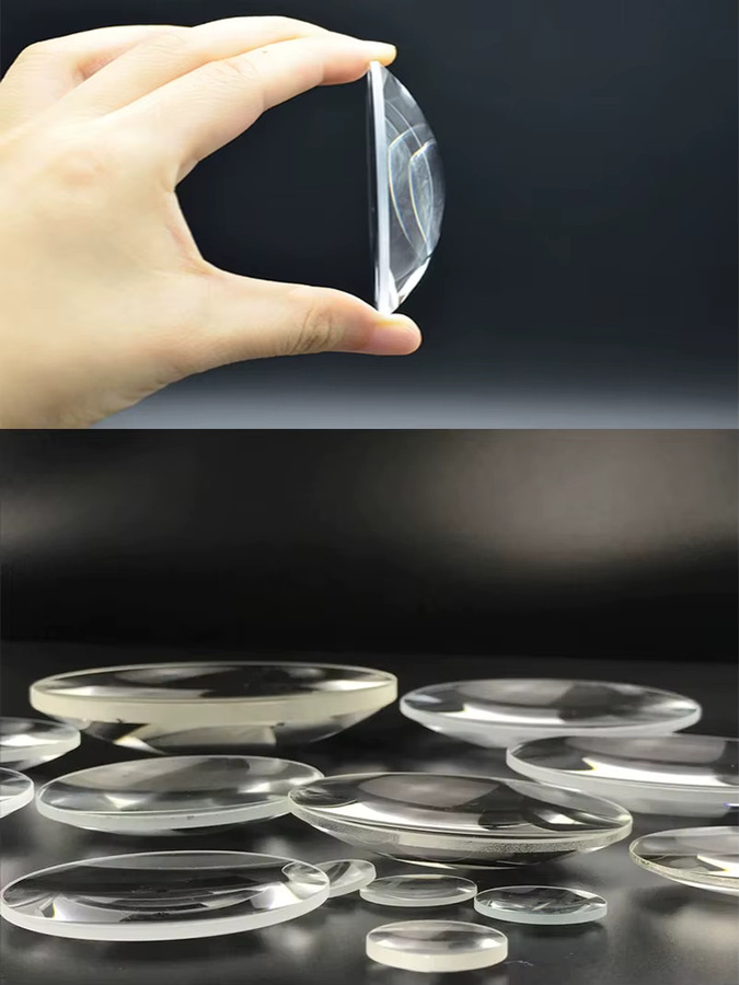 VBNM Plankonvexe Optische Glas Linse in Transparent für LED-Taschenlampen und Spotlichter - Bild 4