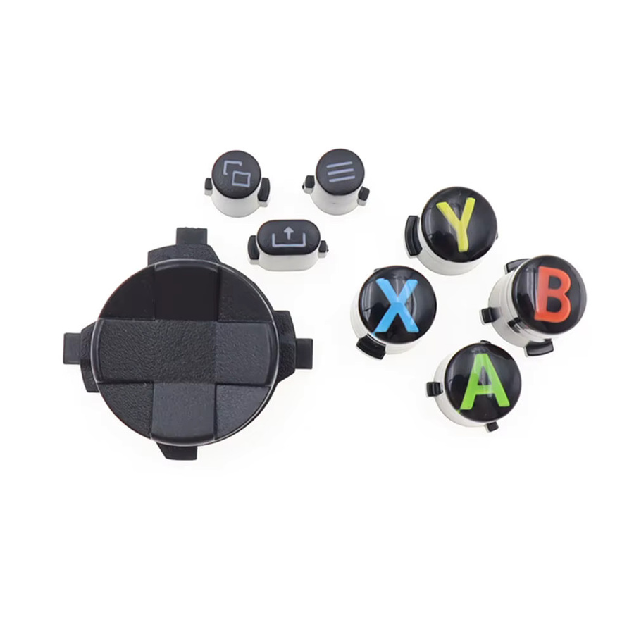TingDong Mod-Kit Ersatzteile für Xbox Series X/S Core Controller Set mit D-Pad, ABXY und View-Menu-Share Tasten in Multicolour - Bild 1