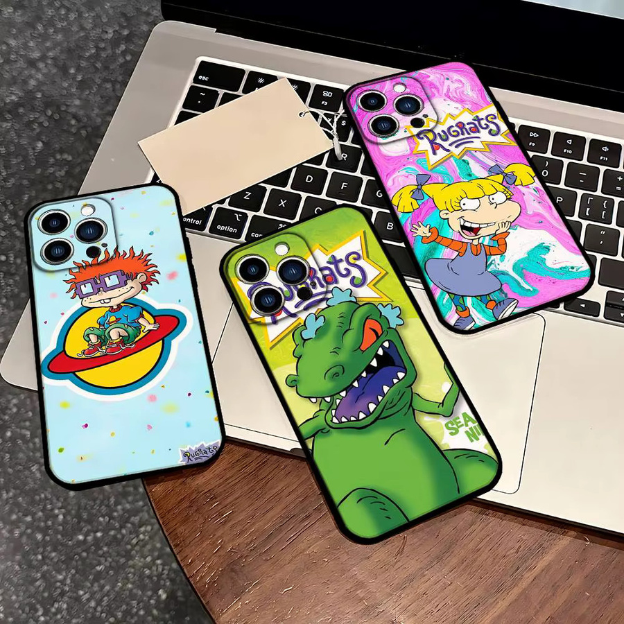 Mesuca Cartoon R-Rugart Handyhülle für iPhone 16 15 14 13 12 11 Pro Max Plus Mini XR XS SE in Multicolour - Bild 3