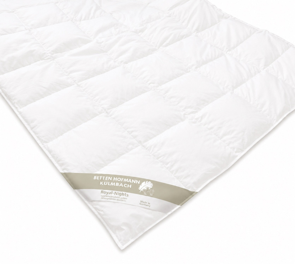 Sanders Sommer Daunendecke Weiß B/B/H: 200 x 220 cm mit 90% Daunenfüllung - Bild 1