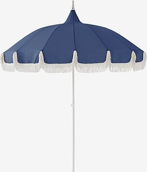 Jotex IXIA Sonnenschirm Blau aus Aluminium und Polyester, Höhe: 207 cm, Durchmesser: 240 cm - Bild 1