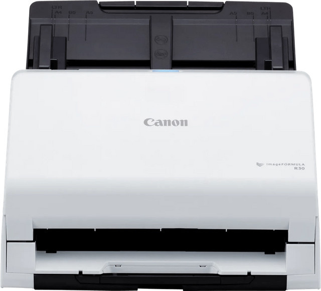 Canon imageFORMULA R30 Dokumentenscanner in Weiß mit Duplex-Funktion, 600 dpi und automatischem Dokumenteneinzug für 60 Blätter sowie USB 2.0 Anschluss - Bild 1