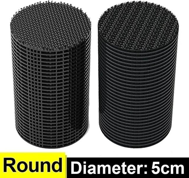 Doppelseitiges Klettverschluss-Klebeband von Yiran Bag in Schwarz für DIY, Kabel-Organizer und Teppichbefestigungen, 25 Paare - Bild 1