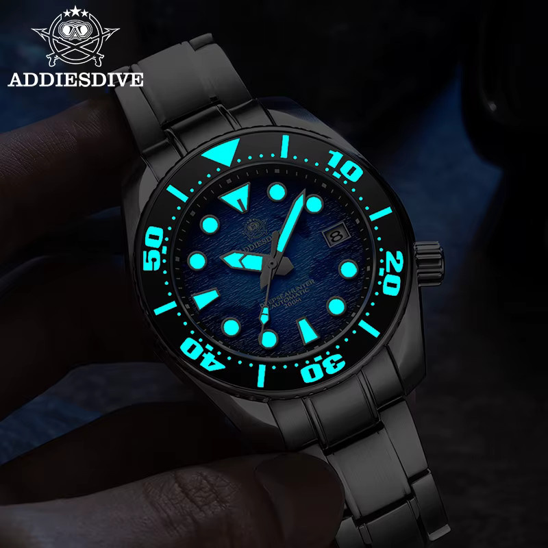 ADDIESDIVE Armbanduhr Automatik, Edelstahl, Saphirglas, Herren - Bild 4