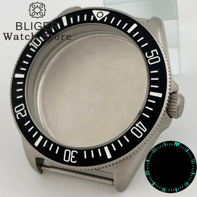 BLIGER Uhrengehäuse Tactics Frog FX-Diving, Edelstahl, Silber, 40 mm - Bild 1