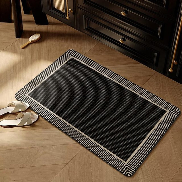 Schnelltrocknende Kieselgur Saugmatte von Yiran Furniture für Badezimmer und WC, rutschfest, B/B: 40 x 60 cm - Bild 1