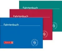 BRUNNEN Fahrtenbuch A6 mit Hardcover und linierten Seiten in Multicolor