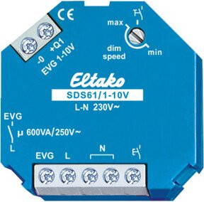 Eltako Hutschienen Dimmer Blau für 1-10V Steuerdimmschalter - Bild 1