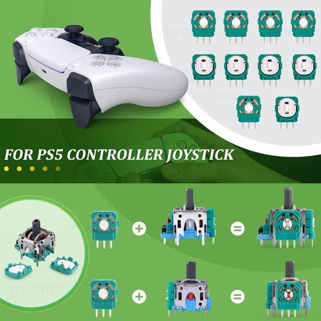 Sony Analog Joystick Potentiometer 2K3 Ohm Ersatzmodul für Dualsense PS5 Controller Sensor Reparatur Set - Bild 1