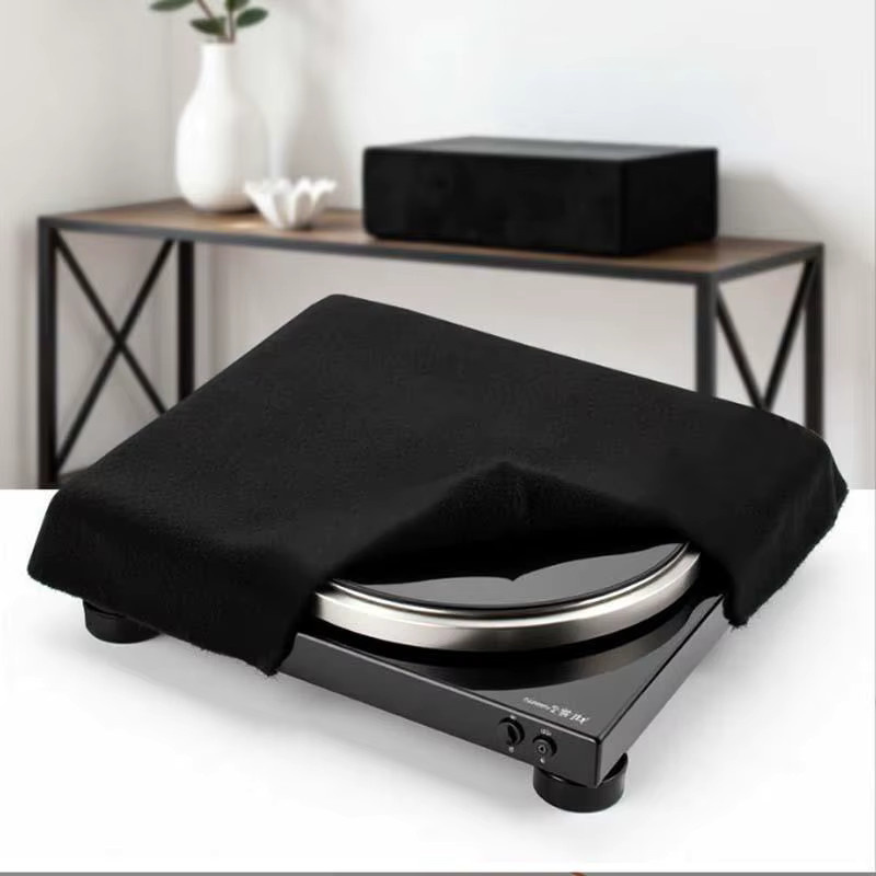 Faltbare Staubschutzhülle für Audio-Technica AT-LP60XBT Plattenspieler in Schwarz - Bild 3