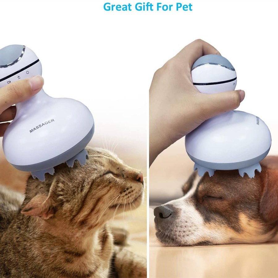 Binchi Health Technology Elektrisches Kopfhautmassagegerät, weiß - Bild 2