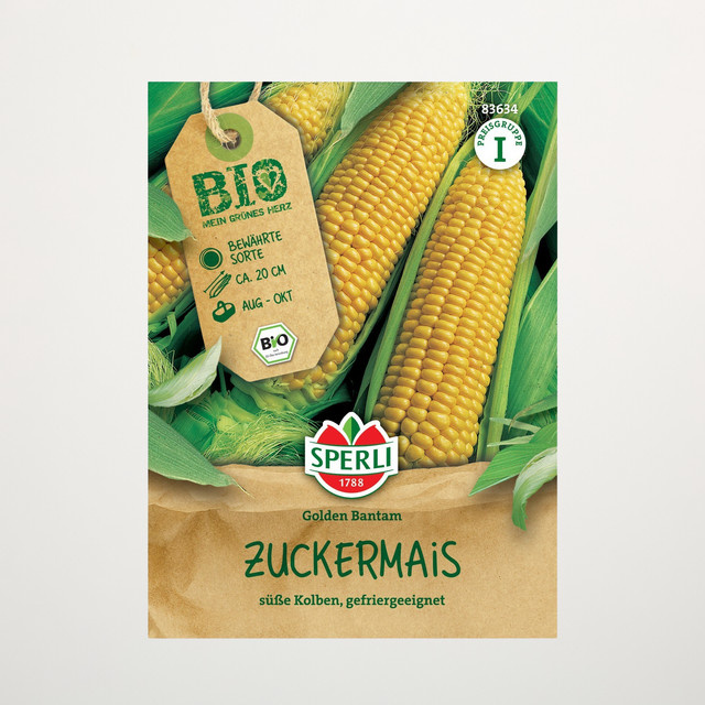 Sperli Bio Zuckermais Golden Bantam Samen für deinen Garten - Bild 1