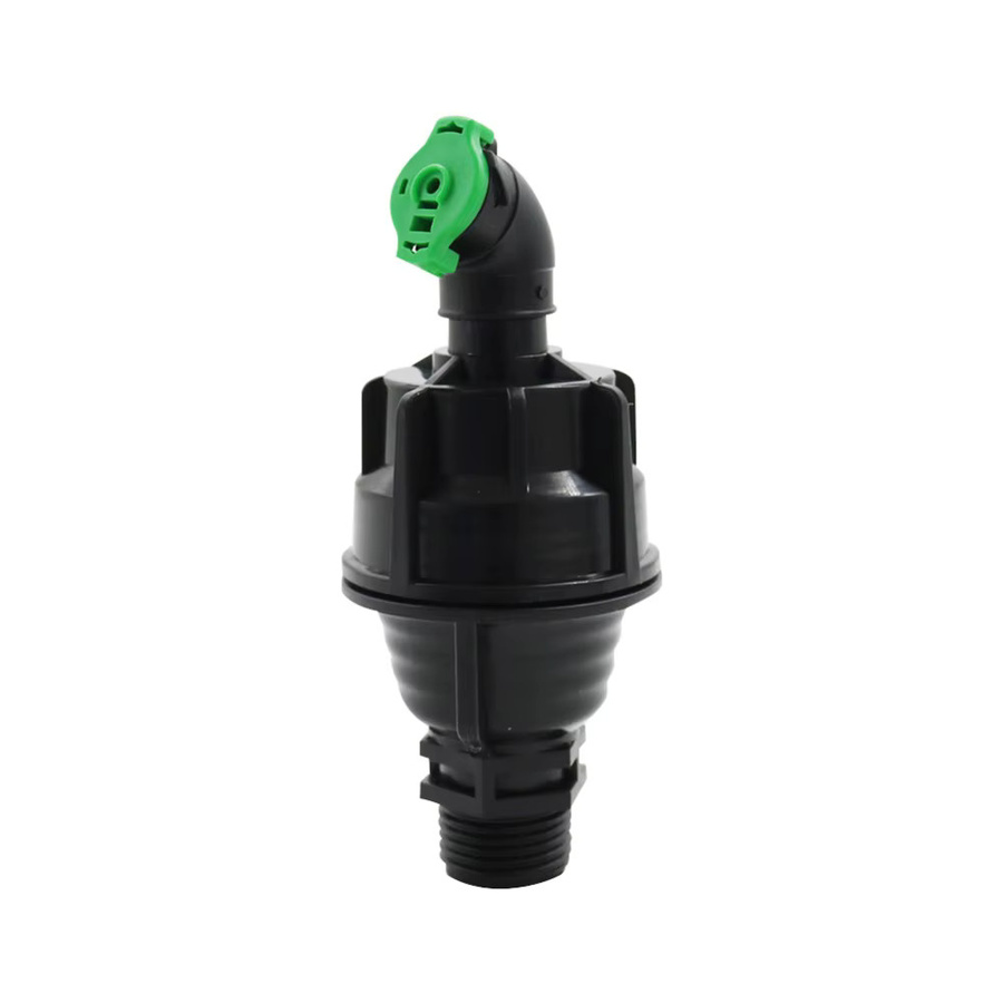 Adhere To Fly Automatisch rotierende 360 Grad Sprinklerdüse mit 1/2 Zoll Außengewinde in Schwarz für Garten, Bauernhof und Gewächshaus - Bild 2