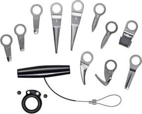 Fein Hook Messer 2er Pack Zubehör-Set für Autoglaser, Cargo und KFZ-Werkstatt in Silber - Bild 1