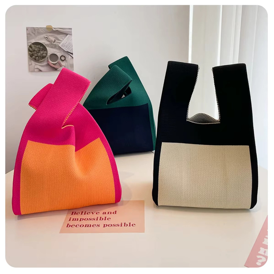 Moboons Strick Handtasche in Blau für Tablet, E-Book-Reader und Smartphone - Bild 5