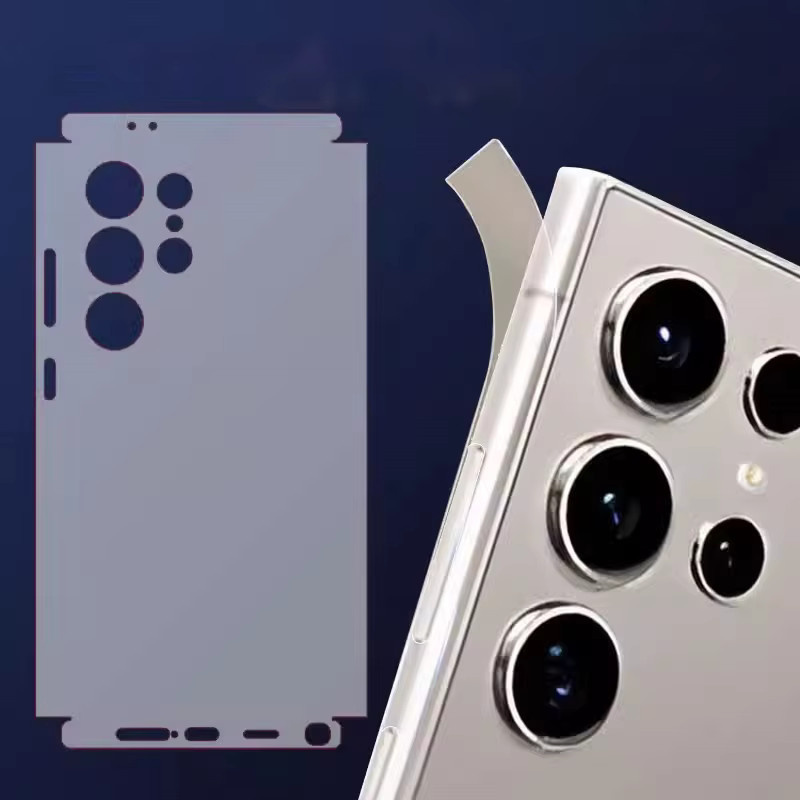 2 Stück Rückseitige Hydrogel-Schutzfolien für Samsung Galaxy S25 S24 Ultra Plus S25 Plus S25 Ultra, Transparent, HD-Displayschutzfolie - Bild 2