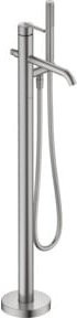 Duravit Fertigmontageset Balcoon Duschset in Silber mit gebürstetem Nickel-Finish - Bild 1
