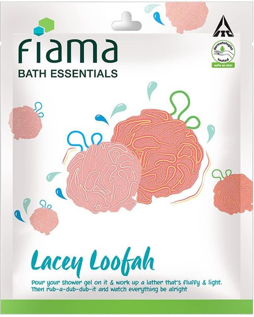 Fiama Essential Lacey Luffa Duschschwamm, White - Bild 1